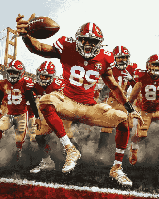 San Francisco 49ers Football Diamond Painting