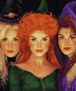 Sanderson Sisters Wizards Diamond Painting