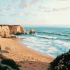 Santa Cruz Seascape Diamond Painting