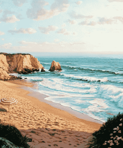 Santa Cruz Seascape Diamond Painting