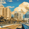 Sarasota Cityscape Diamond Painting