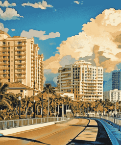 Sarasota Cityscape Diamond Painting