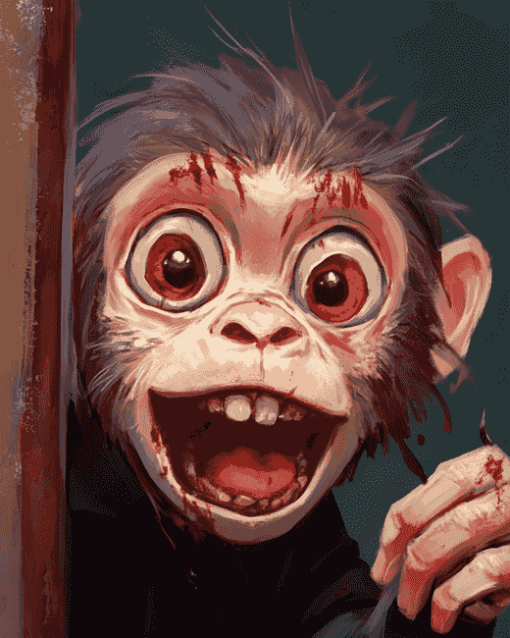 Scary Monkey Cartoons Diamond Painting