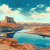 Scenic Lake Powell Diamond Painting