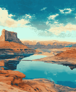 Scenic Lake Powell Diamond Painting