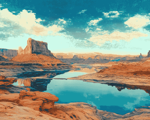 Scenic Lake Powell Diamond Painting