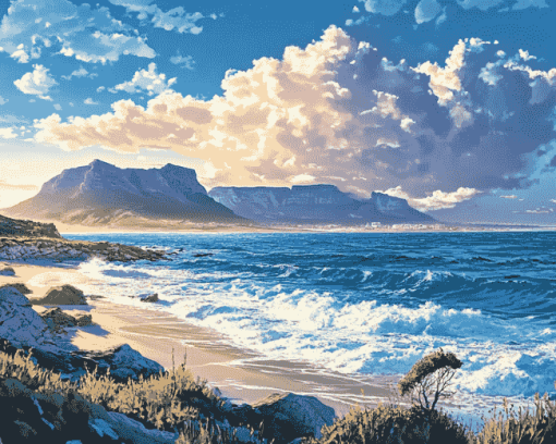 Seascape Beaches Collection Diamond Painting