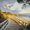 Seascape Torquay Boardwalk Diamond Painting