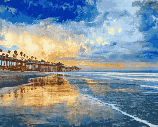 Seascapes of Oceanside Diamond Painting