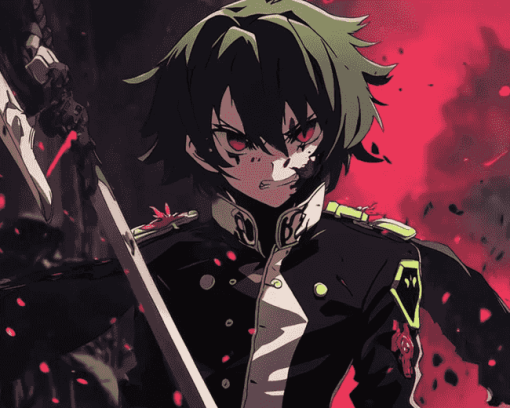 Seraph Of The End Anime Diamond Painting