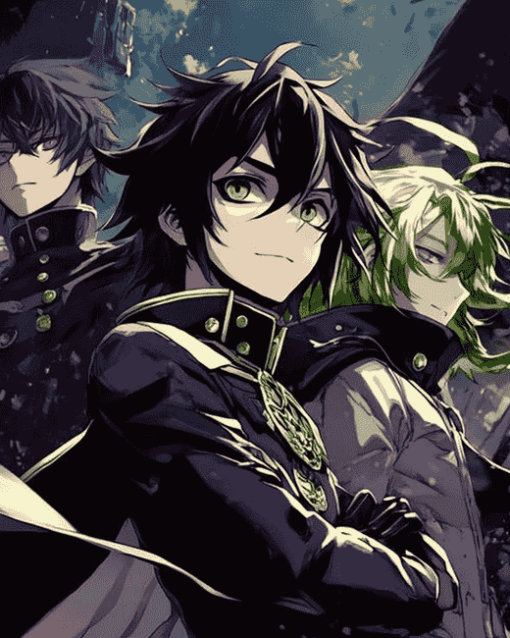 Seraph Of The End Anime Diamond Painting