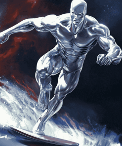 Silver Surfer Animation Diamond Painting