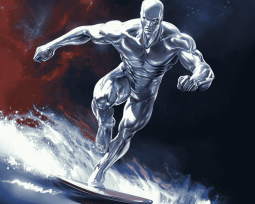 Silver Surfer Animation Diamond Painting