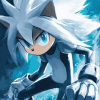 Silver The Hedgehog Anime Diamond Painting