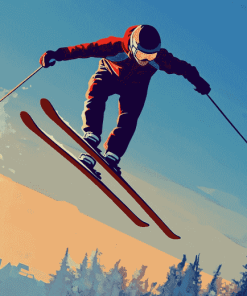 Ski Jump Animation Diamond Painting