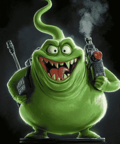 Slimer Ghostbusters Animation Diamond Painting