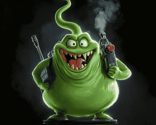 Slimer Ghostbusters Animation Diamond Painting