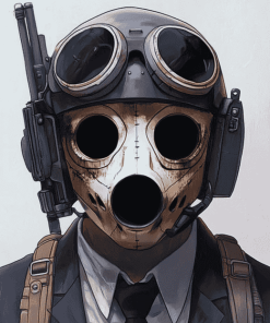 Sniper Mask Animation Diamond Painting