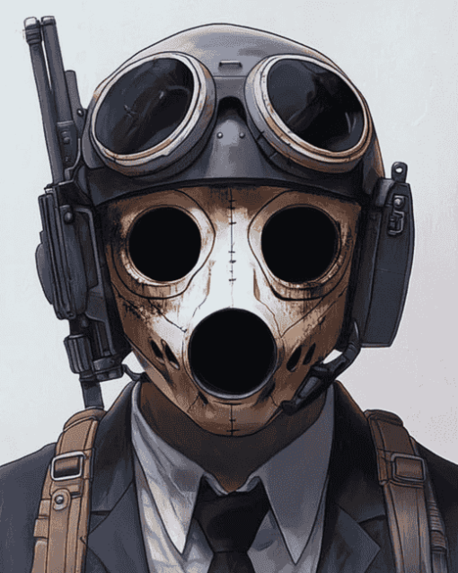 Sniper Mask Animation Diamond Painting