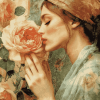 Soul Of The Rose Vintage Diamond Painting