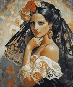 Spanish Woman Diamond Painting