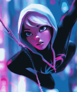 Spider Gwen Marvel Animation Diamond Painting