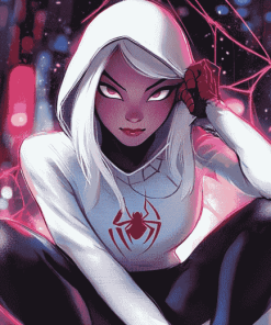 Spider Gwen Marvel Diamond Painting