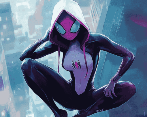 Spider Gwen Marvel Diamond Painting