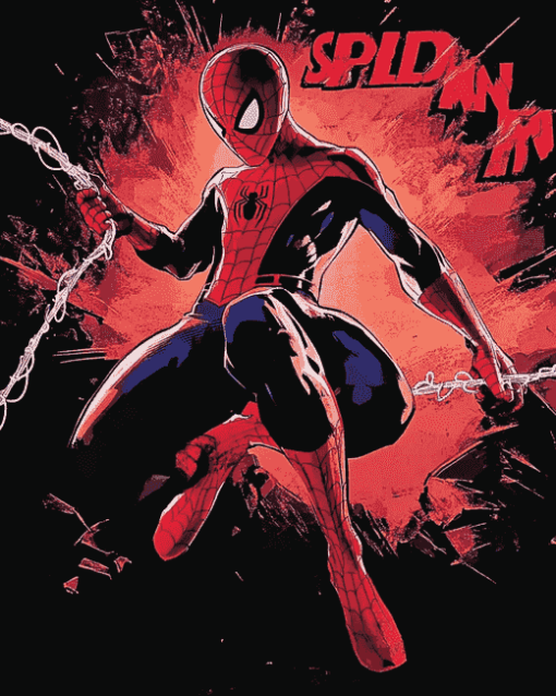 Spider Man Animation Diamond Painting