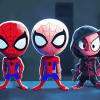 Spidery Friends Superhero Diamond Painting