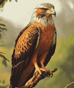 Spotted Indian Eagle Diamond Painting