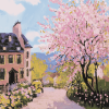 Spring Countryside Landscape Diamond Painting