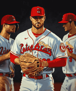 St Louis Cardinals Baseball Players Diamond Painting