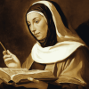 St Teresa of Avila Antique Diamond Painting