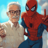 Stan Lee Spiderman Diamond Painting