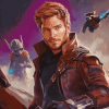 Star Lord Marvel Diamond Painting