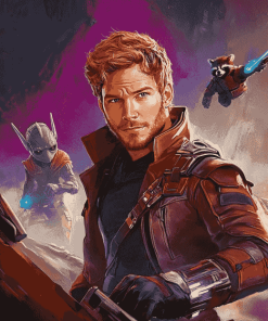 Star Lord Marvel Diamond Painting