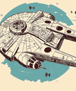 Star Wars Millennium Falcon Diamond Painting