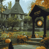 Stars Hollow Houses Diamond Painting