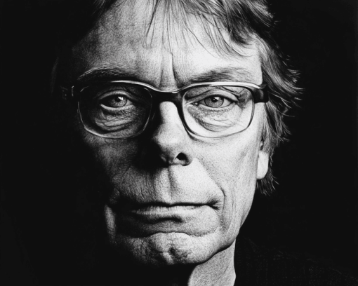 Stephen King Black And White Diamond Painting