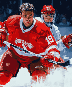 Steve Yzerman Sports Legend Diamond Painting