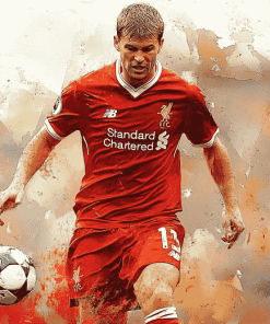 Steven Gerrard Football Legend Diamond Painting