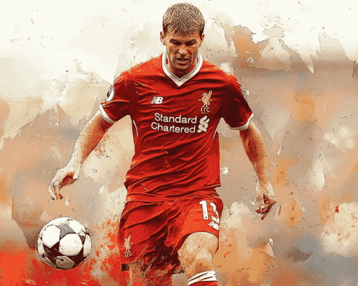 Steven Gerrard Football Legend Diamond Painting