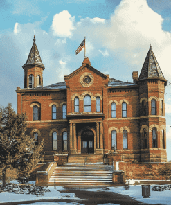 Stillwater Courthouse Castle Diamond Painting