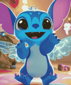 Stitch Animated Friends Diamond Painting