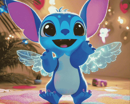 Stitch Animated Friends Diamond Painting