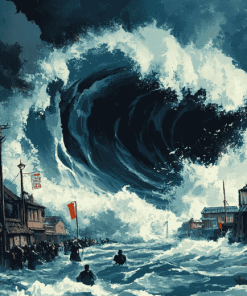 Stormy Tsunami Animation Diamond Painting