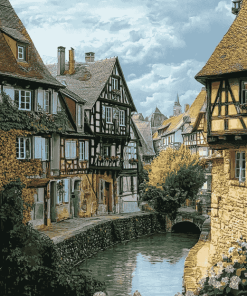 Strasbourg France Scenic Diamond Painting