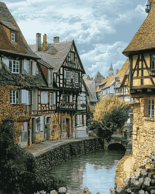 Strasbourg France Scenic Diamond Painting