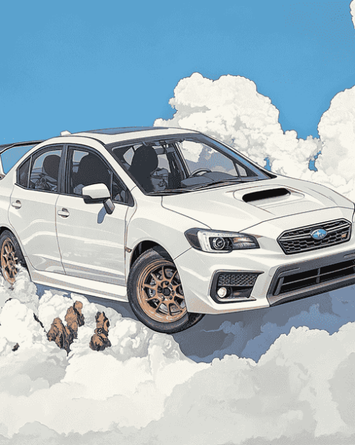 Subaru WRX Turbocharged Diamond Painting